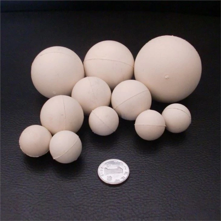 30/35/40/45/50 mm Rubber Silicone Ball For Silica Sand Cleaning Mesh